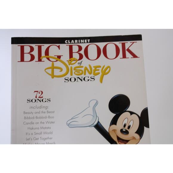 Clarinet, Big Book of Disney Songs, Sheet Music, Book, Hal Leonard - Picture 2 of 5